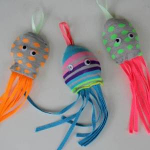儿童节手工袜子小章鱼制作教程