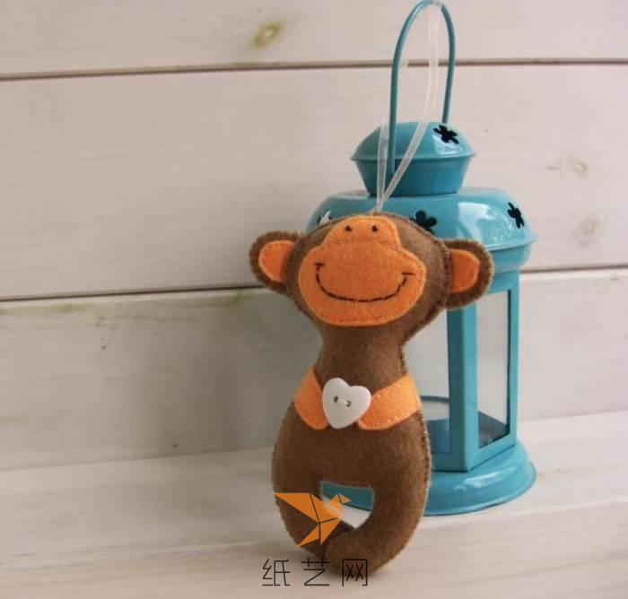 情人节礼物可爱小猴子玩偶制作教程