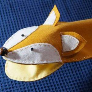 圣诞节礼物可爱小狐狸手套布偶制作教程