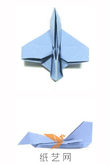 造型很炫折纸飞机制作
