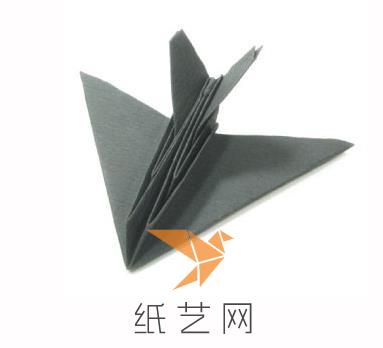 这样，折纸飞机中的折纸隐形飞机就做好啦！