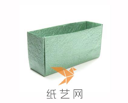 手工折纸高折纸盒子制作教程