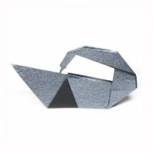 儿童折纸简单折纸天鹅制作教程