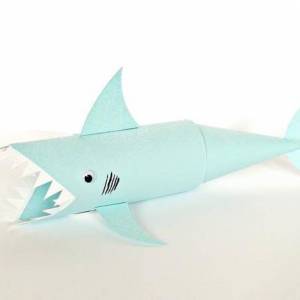可爱的儿童手工小鲨鱼制作教程