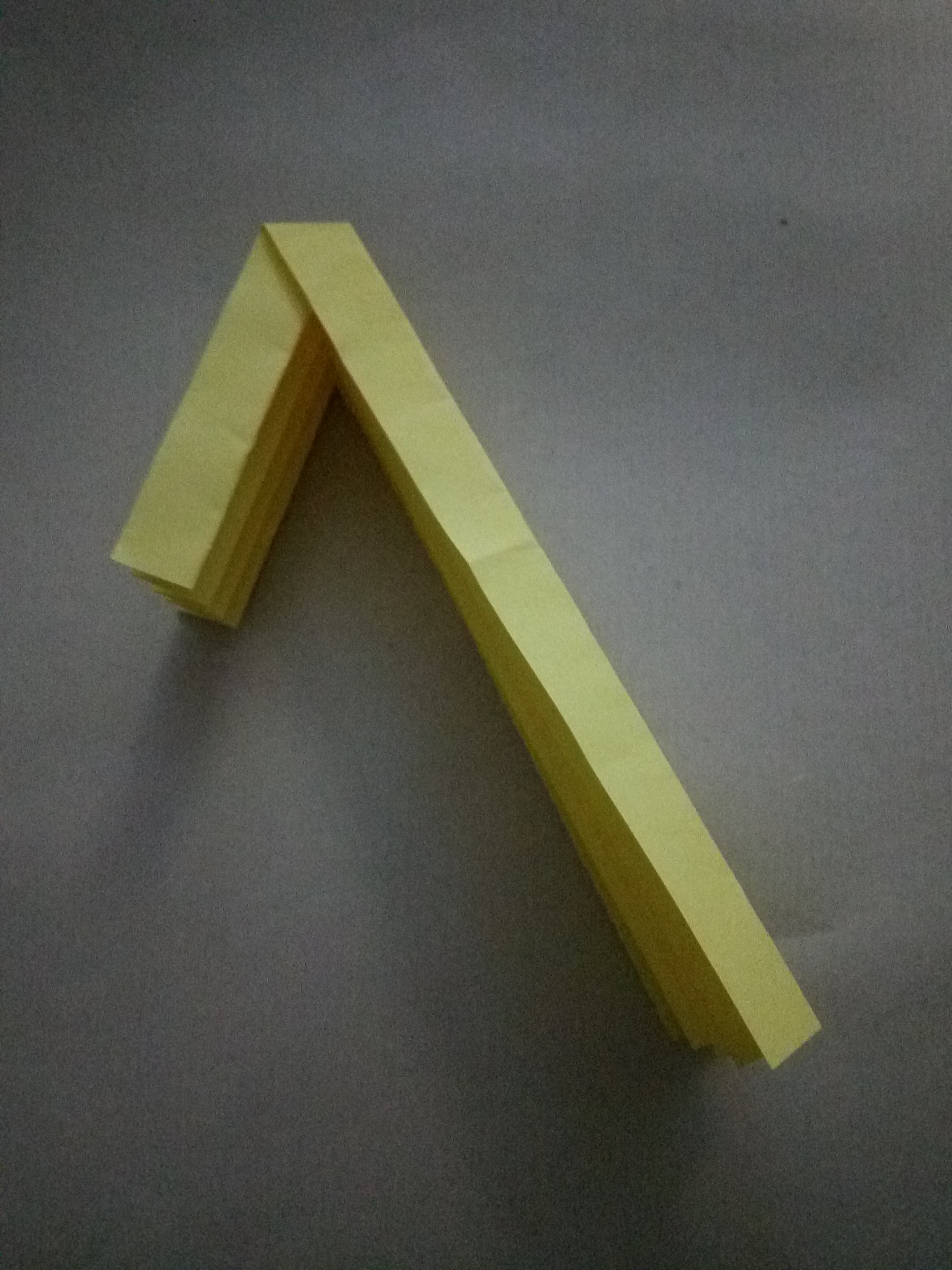 折纸立体大写字母A