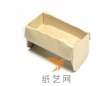 可爱的折纸摇篮制作教程 别致的摇篮折纸盒子制作教程