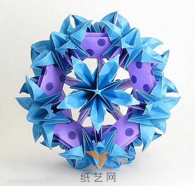 折纸花朵纸球花详细制作教程 春日好心情的手工制作