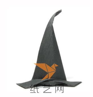 万圣节手工折纸巫师帽简单折纸