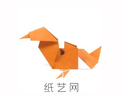 简单折纸小鸭子儿童手工制作教程