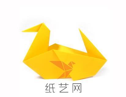 简单儿童节手工折纸小鸭子制作教程