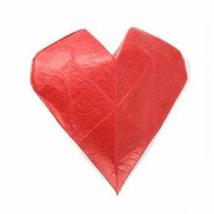 扑通扑通立体折纸爱心情人节礼物制作教程