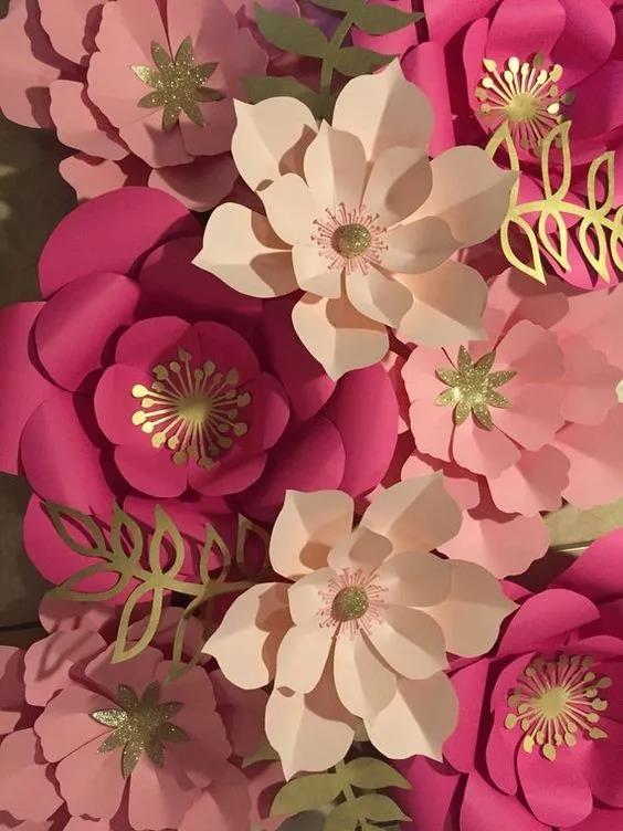 超多纸雕花，教程合集，玫瑰花、牡丹花（附模版、视频教程）