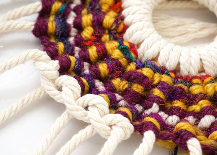 用绳子打几个结，就能做出漂亮装饰品！绳艺手工详细教程