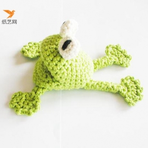 钩针编织的可爱立体小青蛙