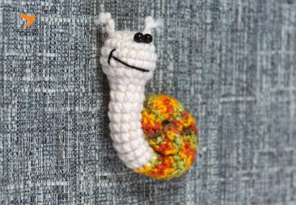 手工钩针编织可爱小蜗牛