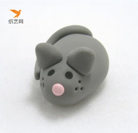 超轻粘土制作的小可爱老鼠