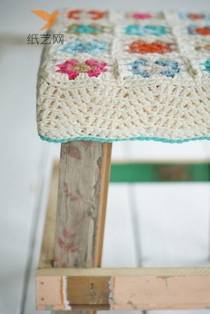 毛线钩针编织椅子套让你轻松成为生活艺术家的毛线钩针编织手作