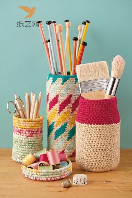 毛线钩针编织居家小物可以带来最实际的用途也能够为家增添无限美好的毛线钩针编织手作