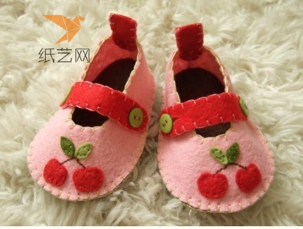 不织布婴儿宝宝小鞋给宝宝最柔软温情的爱的不织布包包鞋手作