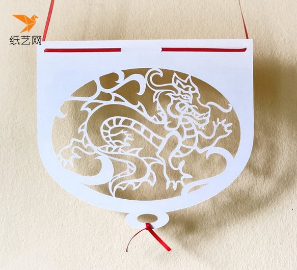 切纸中国龙的装饰制作