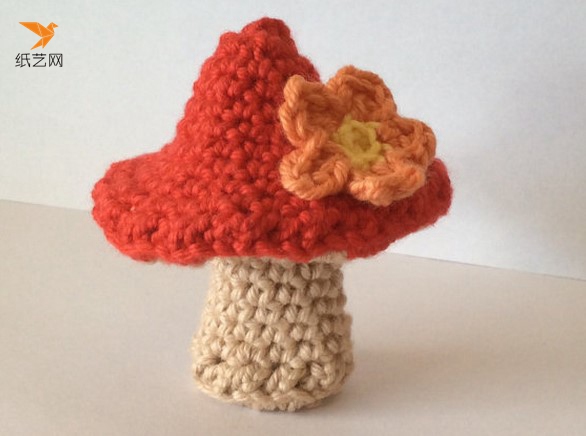编织的小蘑菇制作