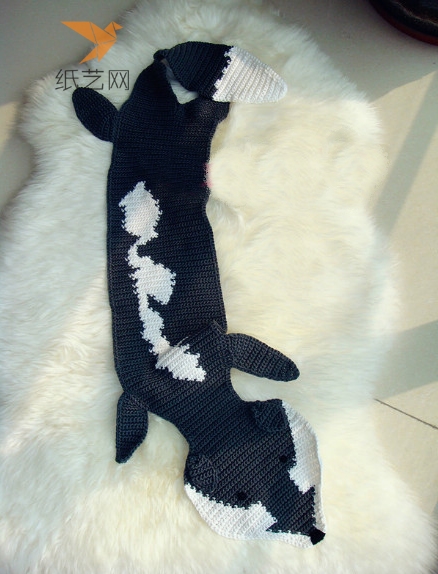 毛线钩针编织狐狸造型围巾超级时尚个性的毛线钩针编织围巾手作