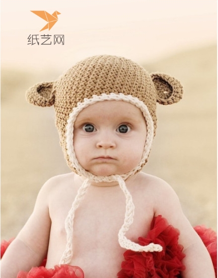 毛线钩针编织婴儿宝宝帽宝贝你戴着这些毛线钩针编织帽子肿么这么可耐