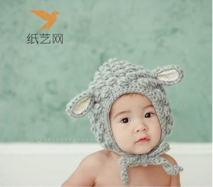 毛线钩针编织宝宝帽爱你的宝宝就应该给他们一顶温暖爱心牌毛线钩针编织美美帽