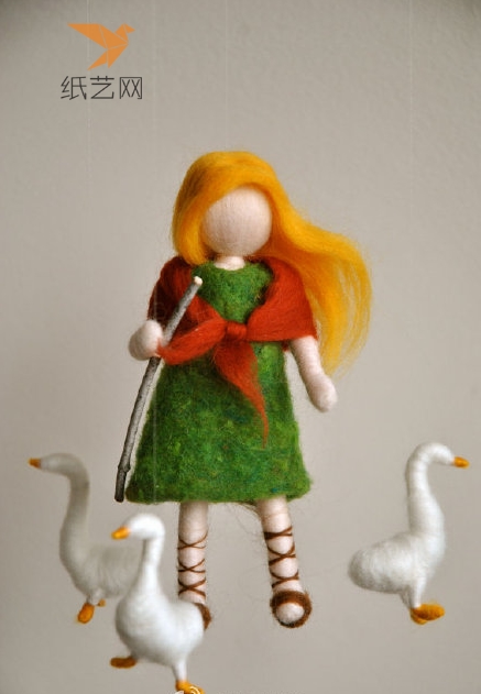 羊毛毡童话人物和你一起欣赏羊毛毡里的童话世界羊毛毡手作