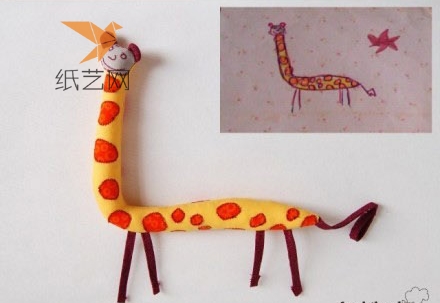 创意布艺布偶儿童涂鸦绘画变成活灵活现的布艺玩偶手作