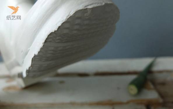 胶鞋用陶艺表现的手工创意