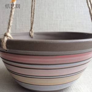 陶艺制作传统碗型花盆
