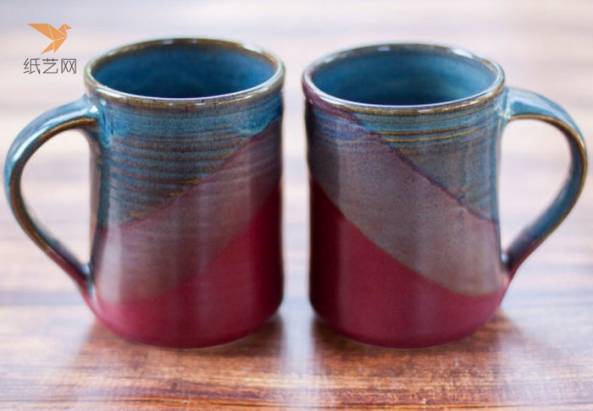 陶艺制作的咖啡杯