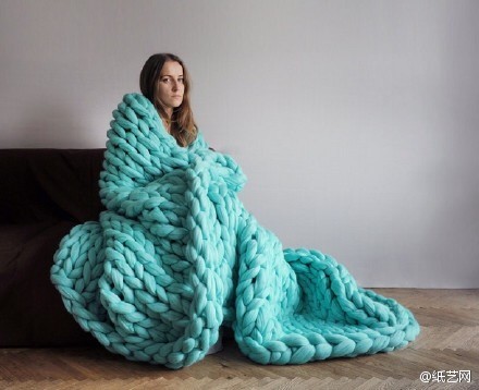 乌克兰设计师Anna Mo的超大手工织品。