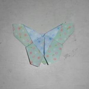 简单的折纸蝴蝶书签