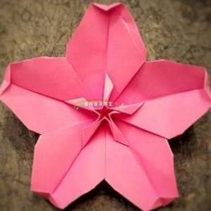 樱花折纸教程第二波共45步骤
