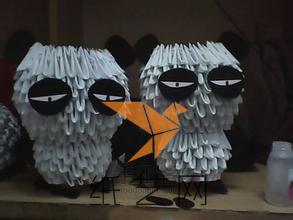 手工制作折纸熊猫