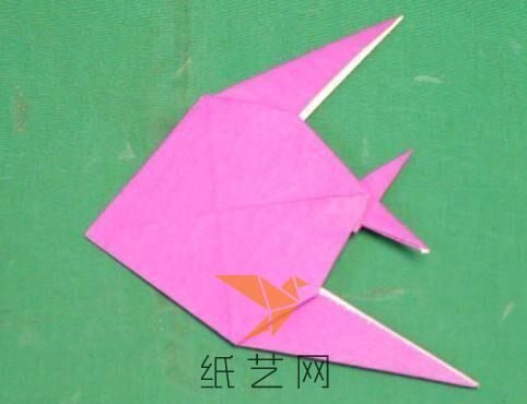 简单的折纸鱼