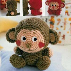 送给小朋友的六一儿童节礼物---可爱的编织小猴子玩偶