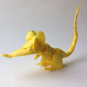 美化的形象---可爱的折纸老鼠