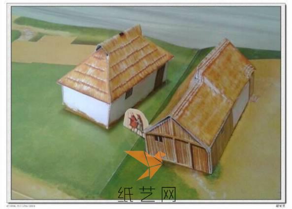 立体折纸房屋