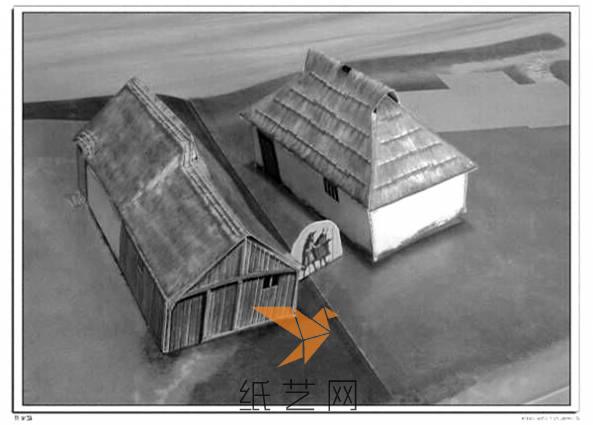 立体折纸房屋