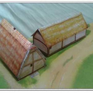 立体折纸房屋---诗人笔下有意境的茅草屋