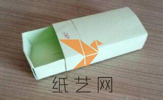 简单的折纸火柴盒