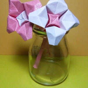 漂亮的折纸花