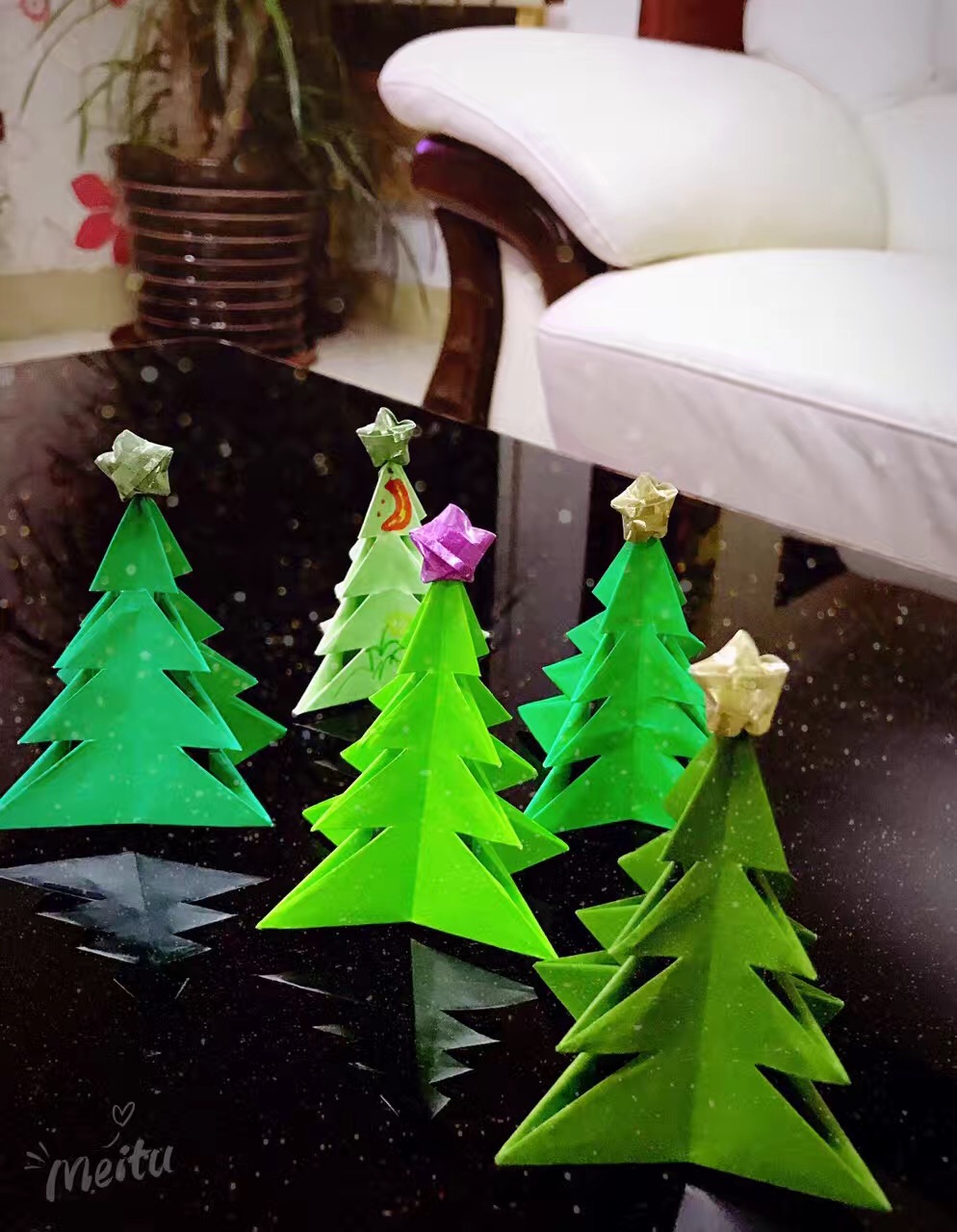 折纸圣诞树