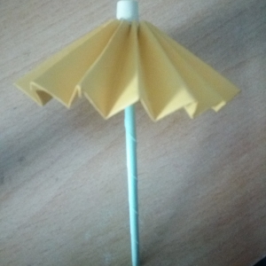 简单的雨伞折纸