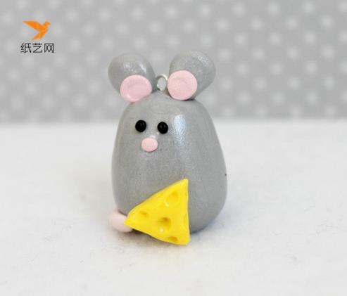 可爱的儿童手工小制作超轻粘土小老鼠